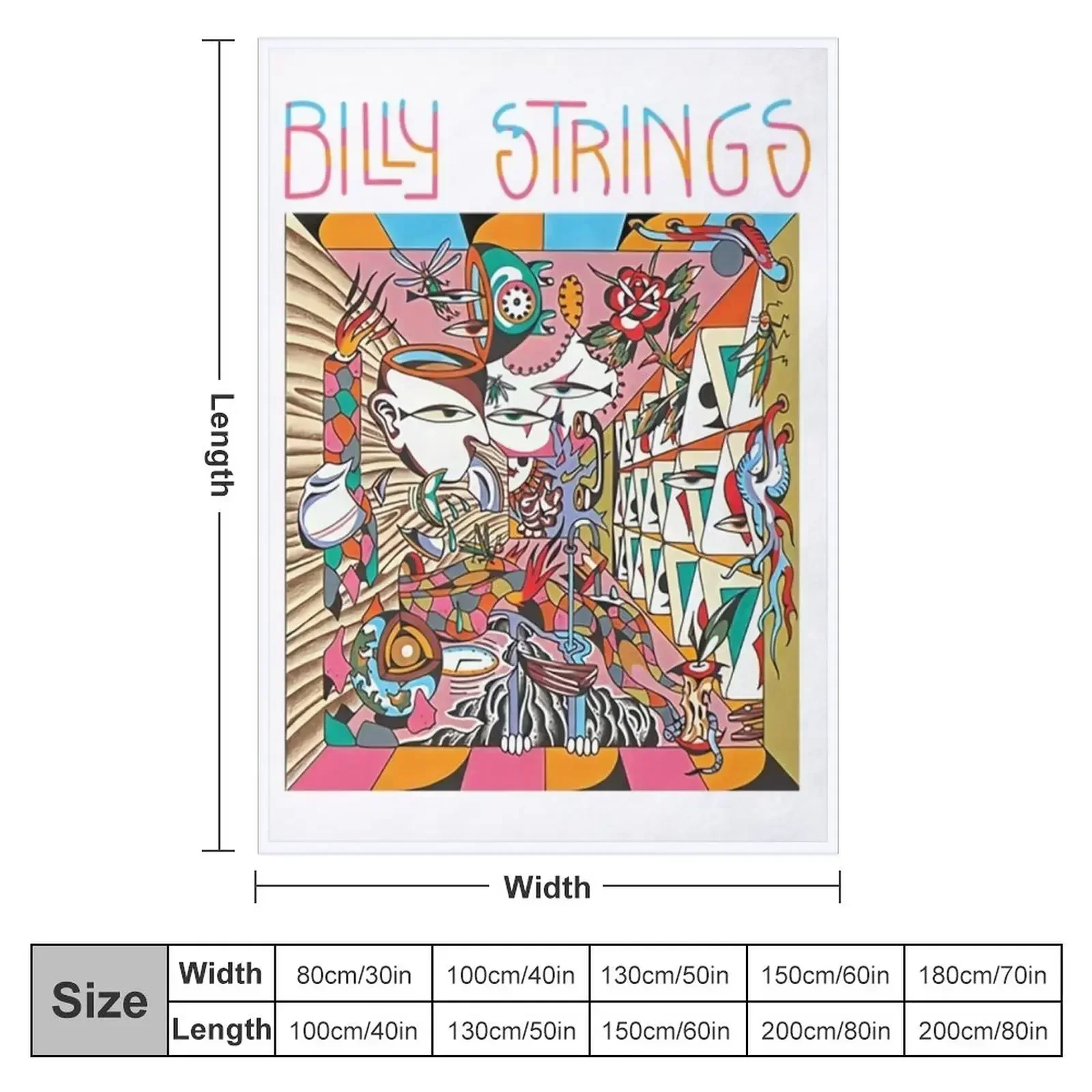 Billy Strings T-ShirtBilly Billy Throw Blanket couch cozy soft plush fuzzy picnic outdoor blanket