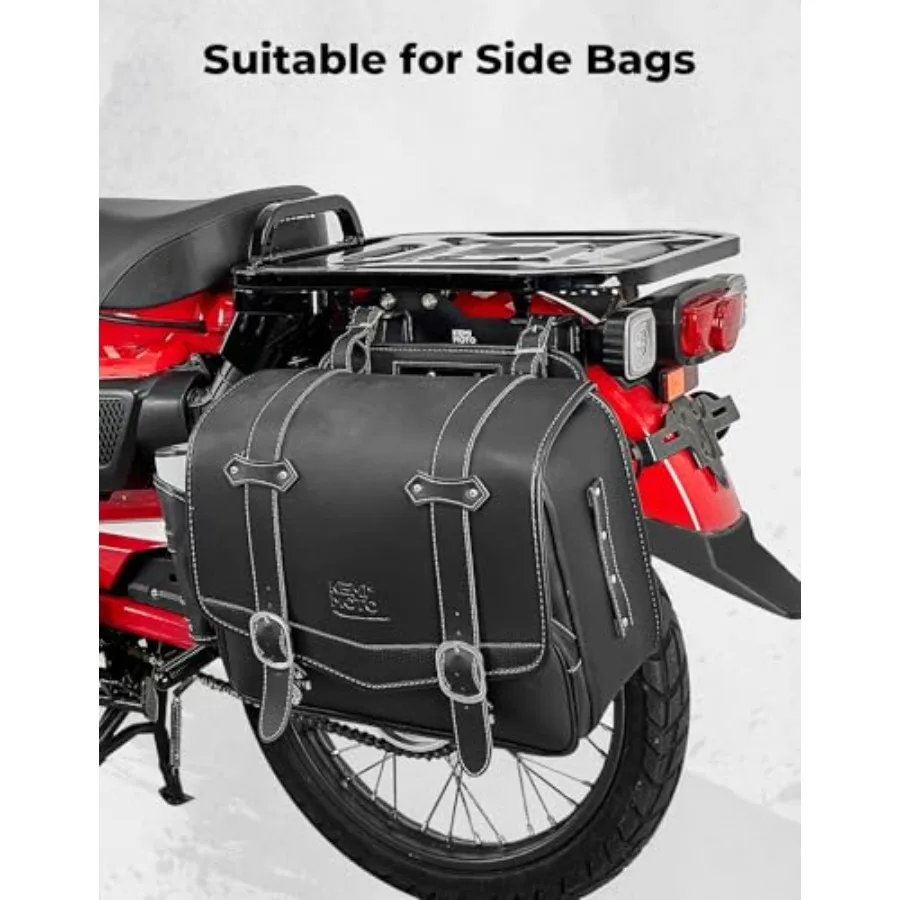رف جانبي متوافق مع CT125 Trail 125 Hunter Cub 20212025 حامل تخزين جانبي لرف الأمتعة لتعزيز دراجة نارية السفر C #3