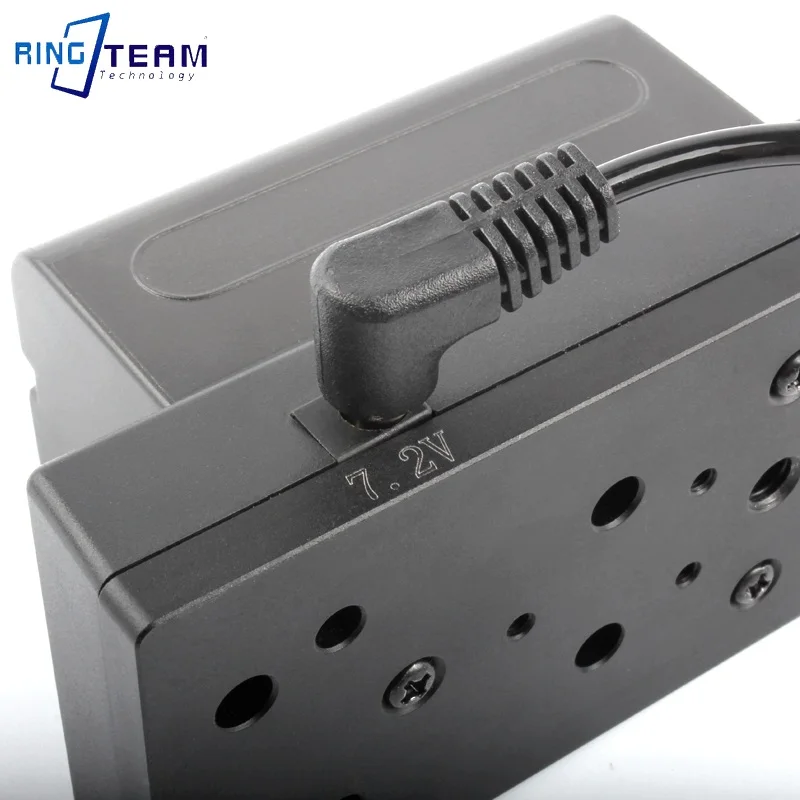 ثقب الإصدار 7.2 فولت F970 NP-F970 F750 F550 حامل البطارية لوحة لنيكون لسوني لكانون باناسونيك اتصال الكاميرا الخارجية