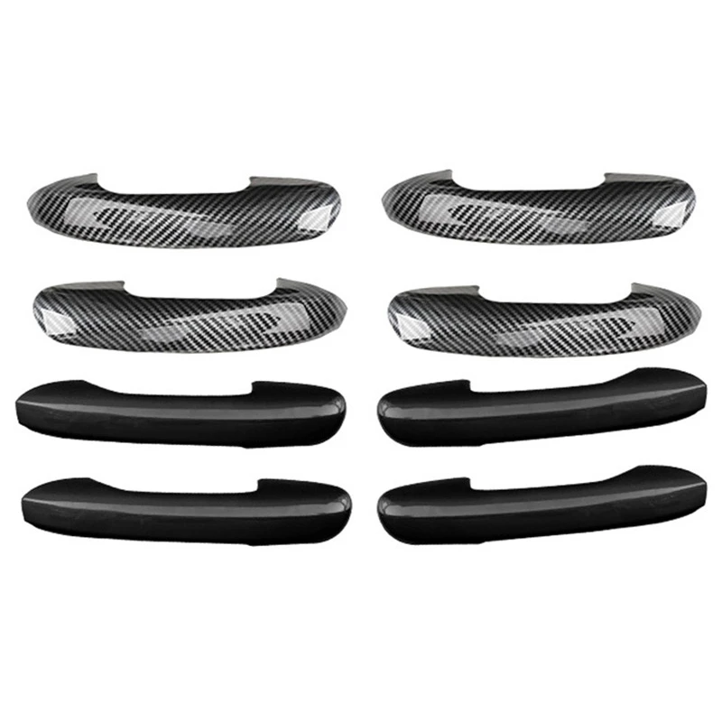 ABS lado exterior porta alça tampa, guarnição para Mercedes Benz C classe W206 2021 2022, 4pcs