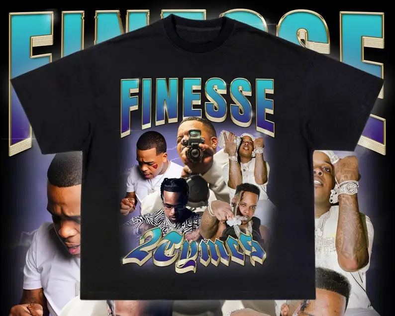 Ready to print rapper tshirt design, bootleg style finesse 2tymes png file, instant download file, for dtg, dtf