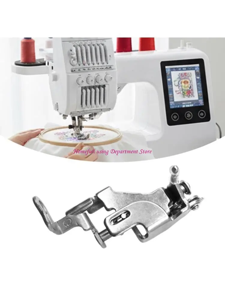 

Металл прижимной лапки позволяет изготавливать толстые материалы, совместимые с планшетной машиной