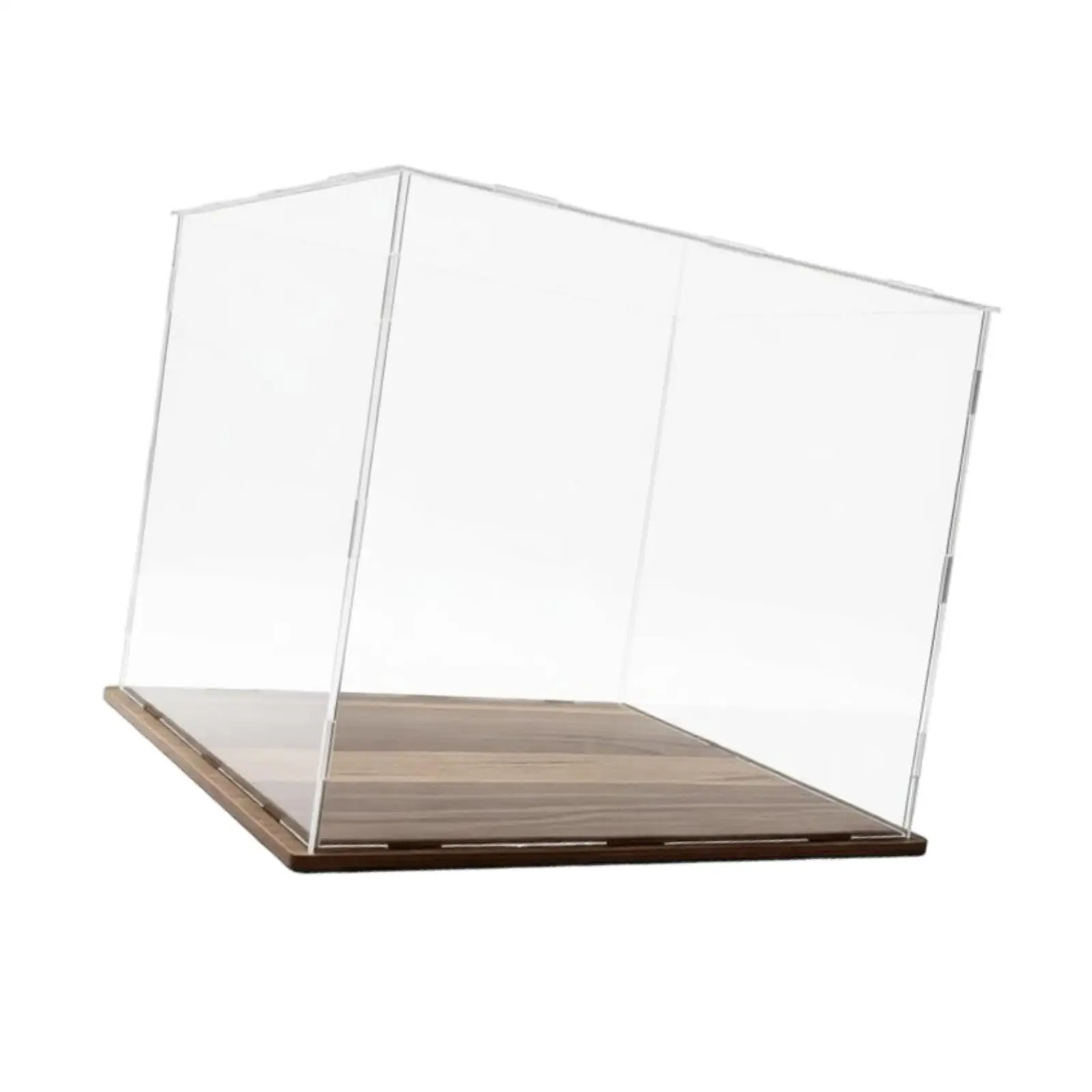 

Прозрачный акриловый демонстрационный бокс-органайзер с основанием, легко собираемая подставка, настольный пылезащитный футляр для фигурок