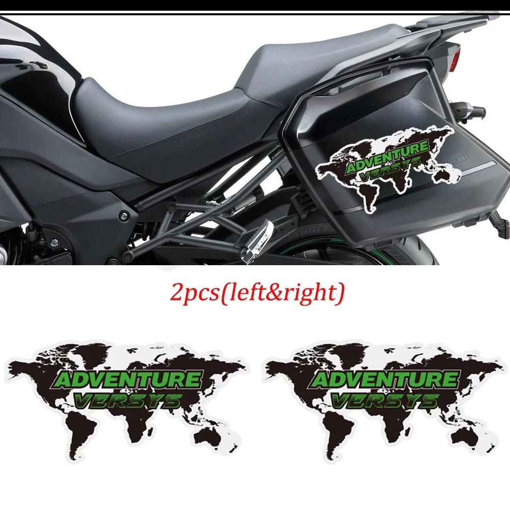 Adesivi per canotta decalcomania bagagliaio valigie parabrezza VERSYS-X 250 per Kawasaki VERSYS 300 400 650 1000 protezione avventura