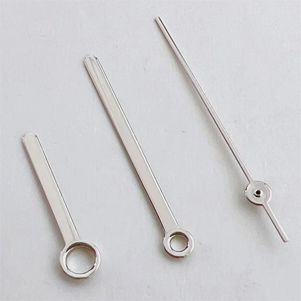 مصقول ساعة الأيدي ل NH35 NH36 4R 7S ساعة حركة 8 مللي متر 12.5 مللي متر 13 مللي متر مؤشرات حافة مستديرة ساعة دقائق الأيدي #1