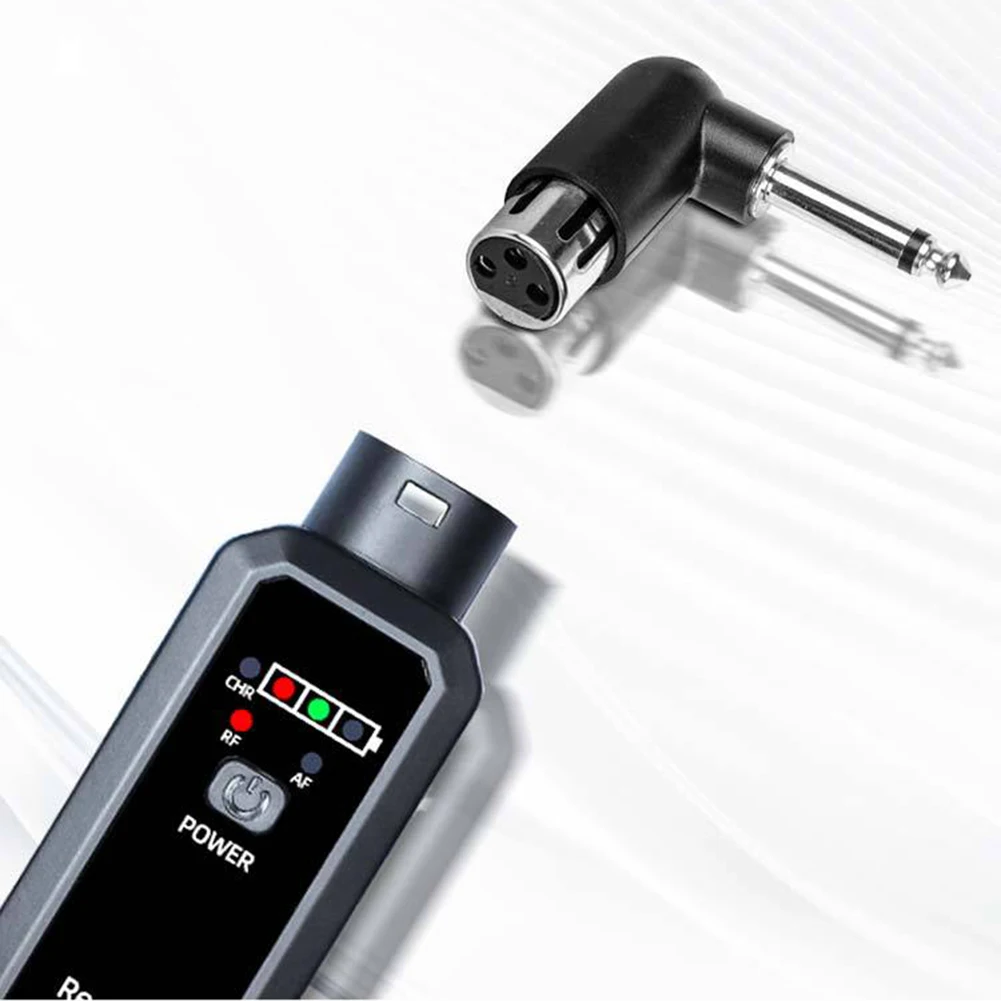 

Беспроводной UHF-микрофон для живых выступлений, передатчик и приемник для саксофона, низкая задержка и перезаряжаемая батарея