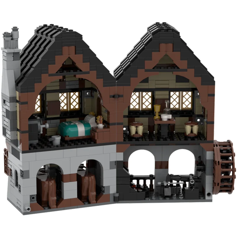 2113pcs MOC Remake Castleed Model Building blocks Architecture Assemble DIY Christmas gifts Education Brick Kids toy Birthday