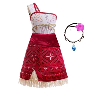 الفتيات فيلم جديد موانا 2 اللباس هالوين حزب مغامرة زي فتاة أميرة ملابس فاخرة أطفال موانا بوا خنزير الزي أعلى 6 مبيعات زي كرنفال فتاة مارشا - رقم 5