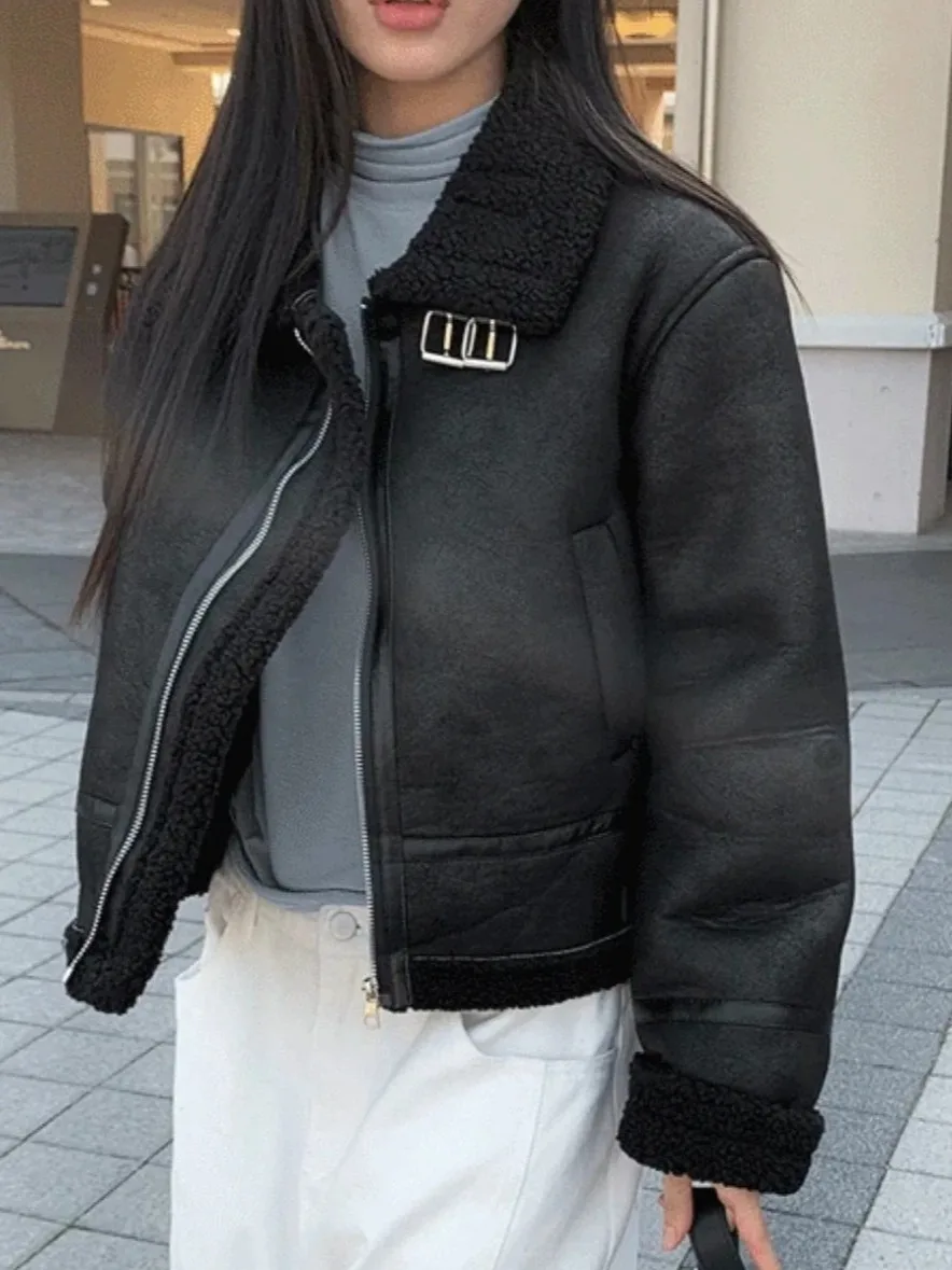 معطف شتوي 2025 ort مصنوع من الفرو للنساء من Jaet Hong Kong Sle معطف أنيق كلاسيكي أنيق ملابس خارجية للنساء #2