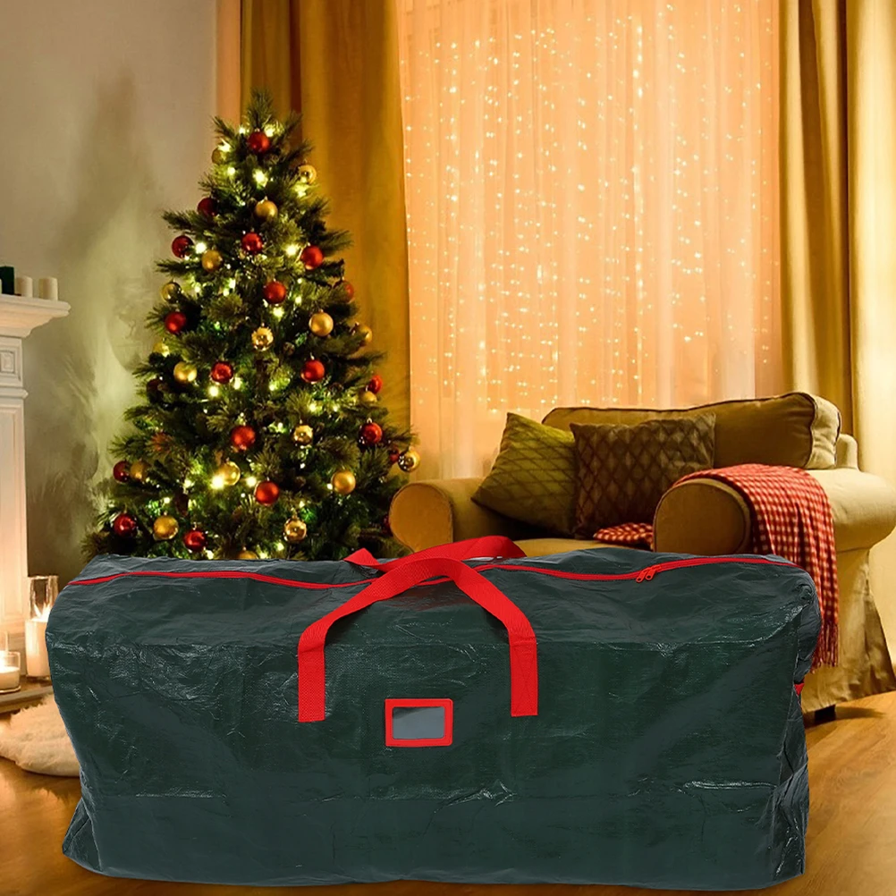 

Extra Large Christmas Tree Storage Bag Heavy Duty Water Resistant Pouch with Handles for Safe Indoor Outdoor Storage Solution