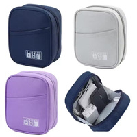 Oxford Cloth Cable Organizer Bag Waterproof Earphone Case Portable Storage Pouch For Power Bank Digital Cable Travel Accessories