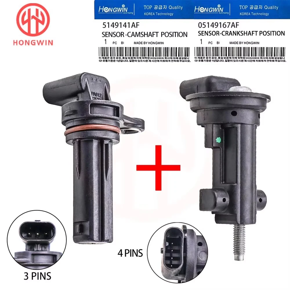5149141AF 05149167AF Camshaft Crankshaft Position Sensor for Chrysler 200 Town Dodge Avenger Jeep Cherokee Ram 1500 Vw Routan