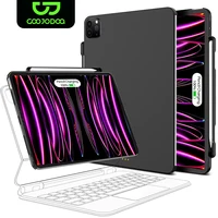 Funda magnética para iPad Pro 11 2024 Air 4 5 iPad Pro 13 M4 12,9 6th 5th 4th 3rd Gen, funda Compatible con teclado mágico, portalápices