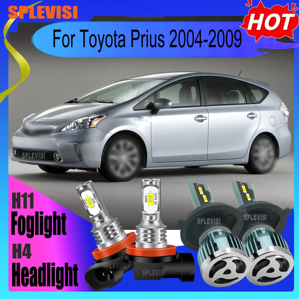 

LED Ensuring Safer Night Driving Plug and Play Design Headlight Foglight Durable For Toyota Prius 2004 2005 2006 2007 2008 2009
