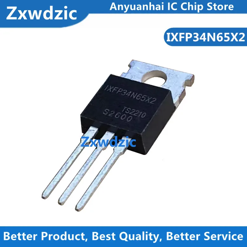 10pcs New Original IXFP34N65X2 34N65 34A650V TO-220 MOSFET