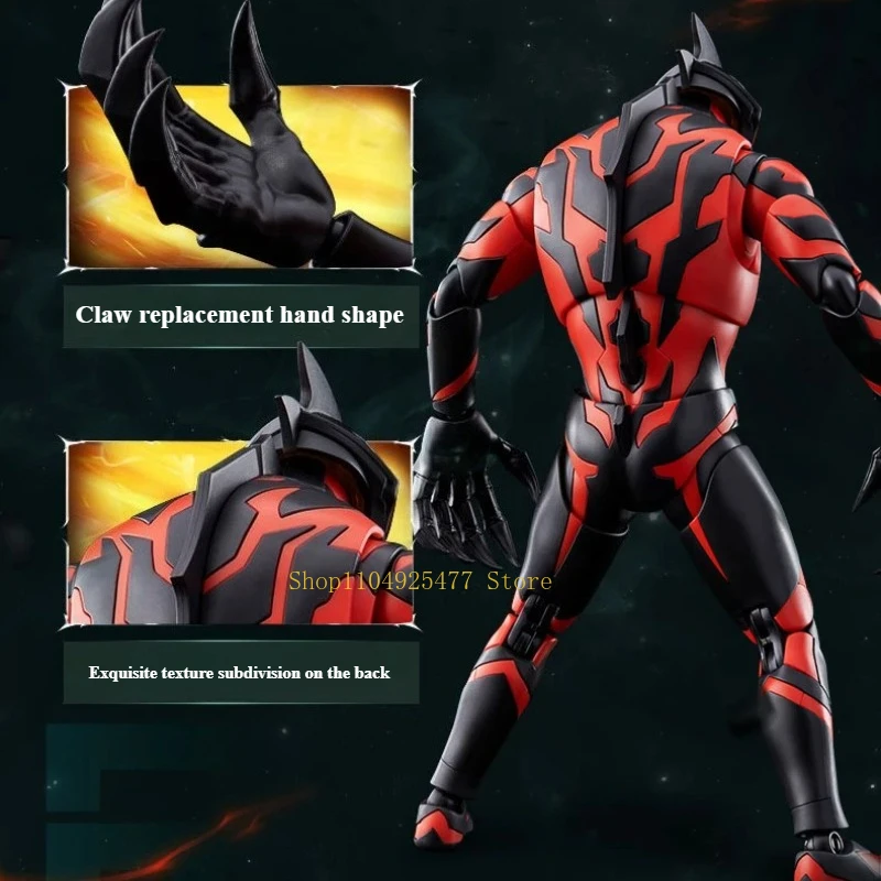 Blokees ultraman figura de ação lenda edição imperador belial montagem boneca colecionável personalizado crianças presente aniversário brinquedos