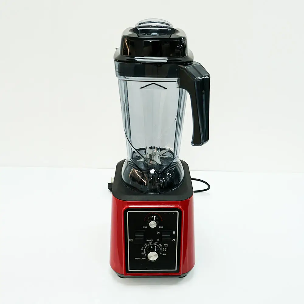 

Professional 110V Red 2.5L Commercial Blender Knob Controls Multifunctional Variable Speed Juice Mixer for Household Hotel Use
