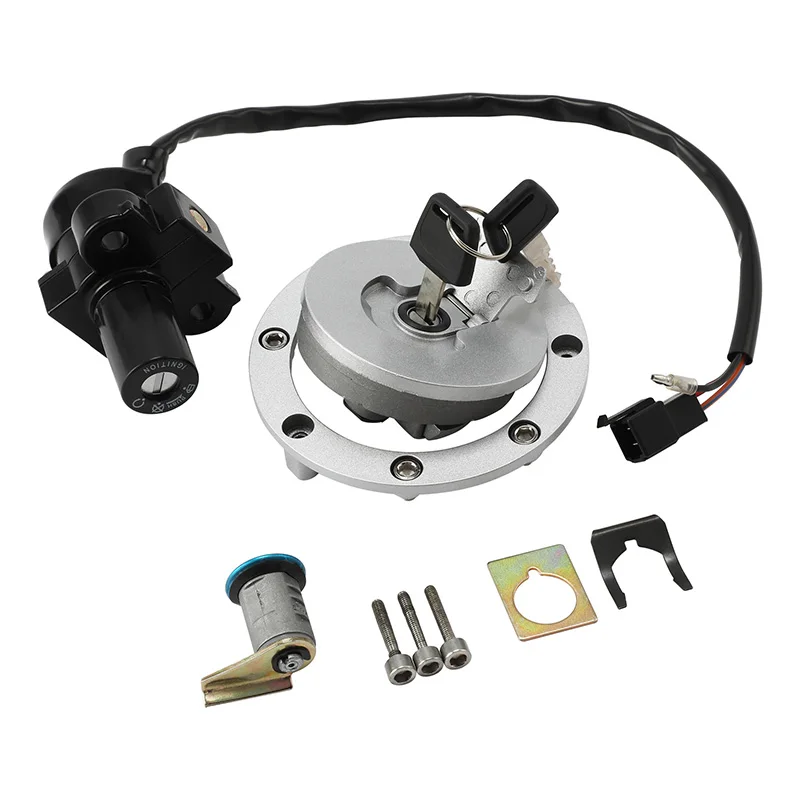 

Motorcycle Ignition Switch Lock Fuel Gas Cap Key Set For Honda CBR250 MC19 MC22 CBR400 NC23