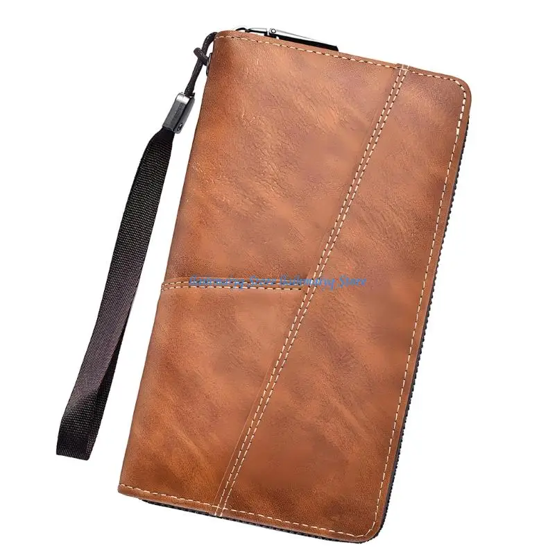 573B Long Bifold Wallet With Efficient Card Storage For Organized Men