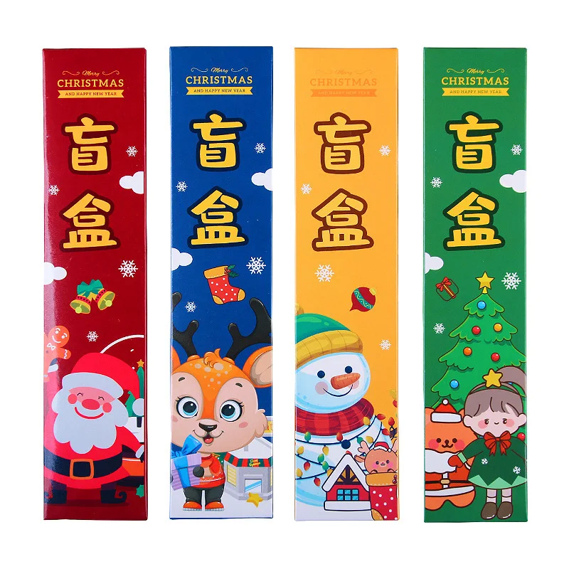 5 Set Christmas Stationery Blind Box,  Xmas Gift for Kids Includes Pens Refills Stickers for Children School Supplies new 2025