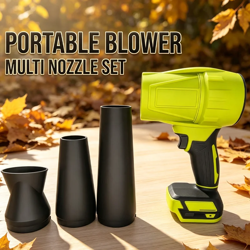 Electric Cordless Leaf Blower Dust Blower High-Speed Motor Handheld Jet Fan Air Blower for Patio Cleanin Turbo Jet Blower