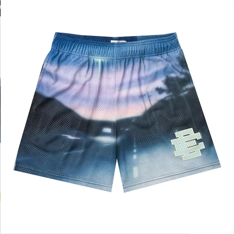 EE Eric Emanuel Men Beach Board Shorts fitness Training Workout Sport Short Pants Women Summer Gym Jogging Mesh Casual Shorts