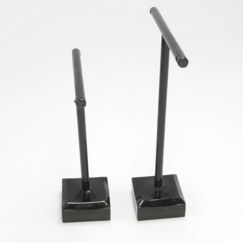 

6Pcs Acrylic T Shape Earring Display Stand Jewelry Holder Lightweight Desktop Organizer for Retail Store Home Jewelry Display