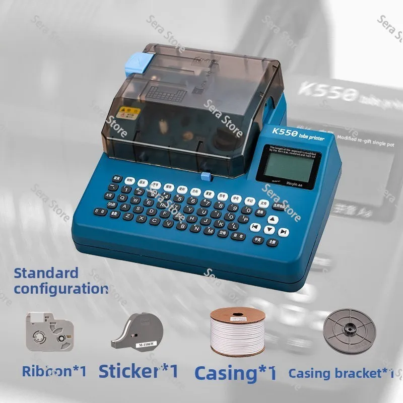K550 Number Tube Printer, Line Number Printer, Line Label Sleeve Electronic Coding Machine