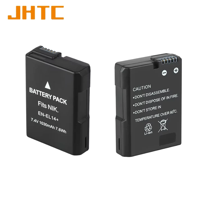 EN-EL14 ENEL14 بطارية 1030mah لنيكون D3100 D3200 D3300 D5100 D5200 D5300 P7000 P7100 P7200 P7700 P7800 EN-EL14 + بطارية