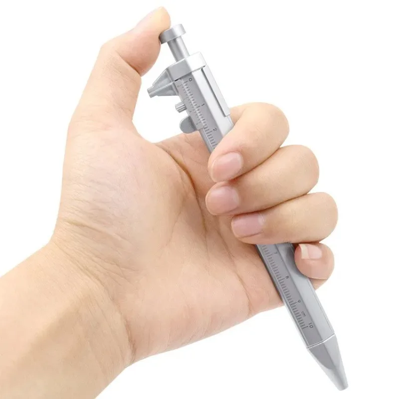2PCs Caliper pen Ball-Point 0.5mm ballpoint pen Gel Ink Pen Vernier Caliper Roller Ball Pen Creativity Stationery