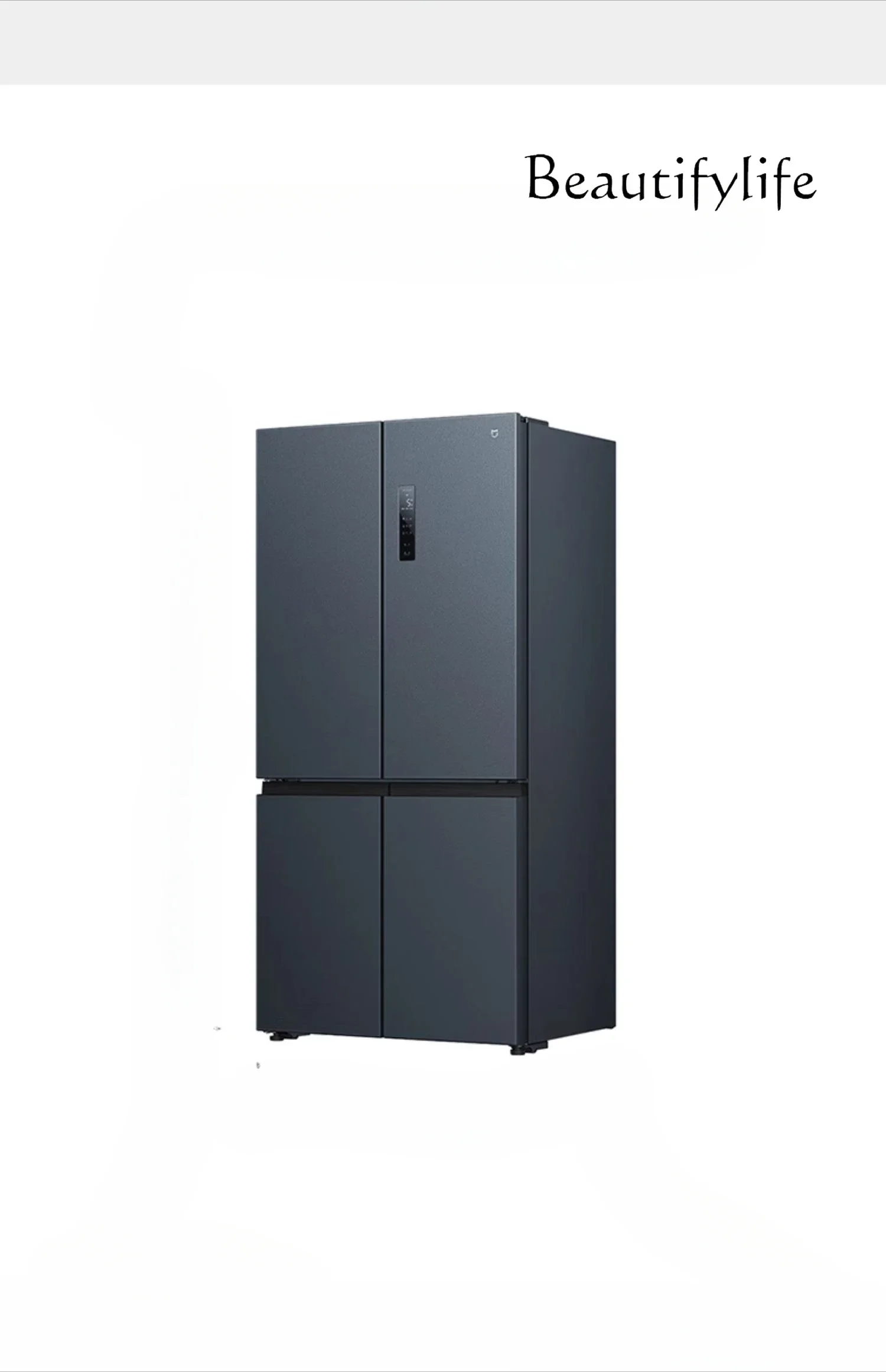 606L Four-Door Double Door Air Cooling Frostless Ultra-Thin Intelligent Frequency Conversion Mute Household Refrigerator