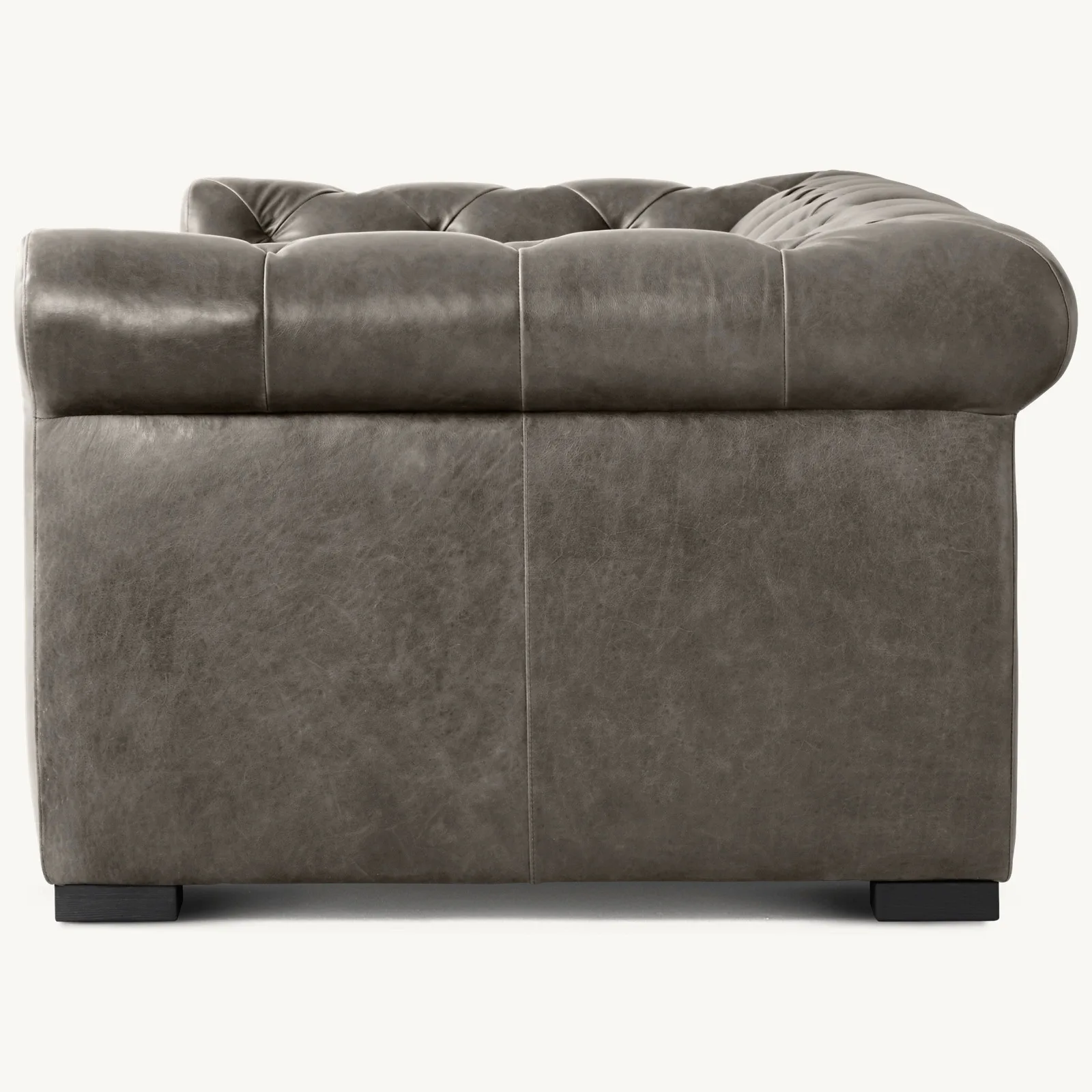 American retro old solid wood three-person sofa French modern living room fabric sofa combination