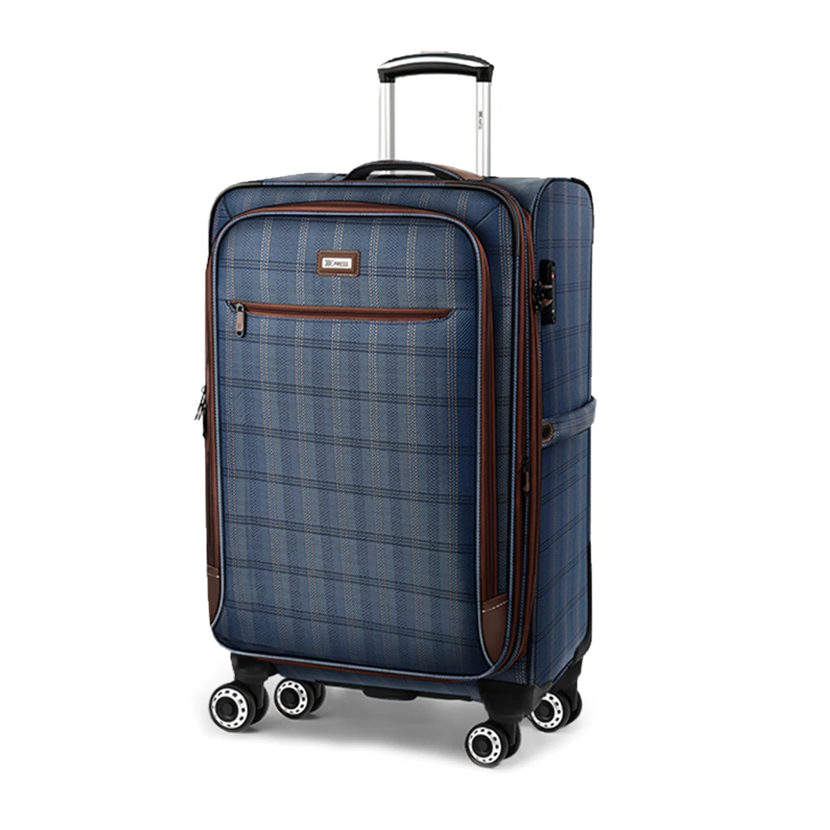 Durable Softside Luggage Expandable Suitcase 20” 26“ 30” Upright Lightweight Softshell Luggage w/Wheel&TSA Lock for Men Women