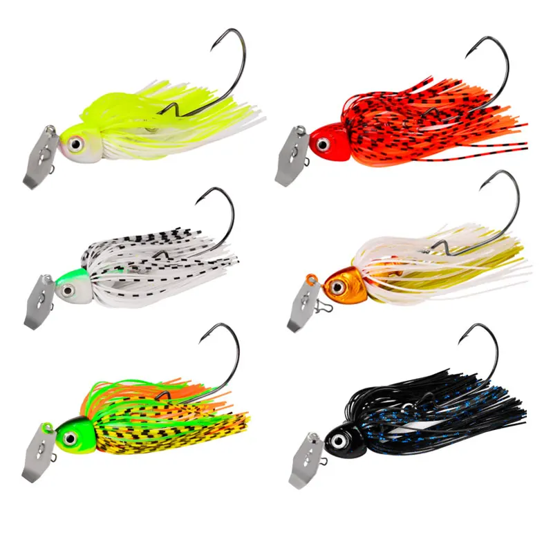 12g 15g 20g spinner bait fishing Lure Bait Whisker Crank Hook Rotary Fish Type Anti-hanging Bottom Simulation Bait Jig