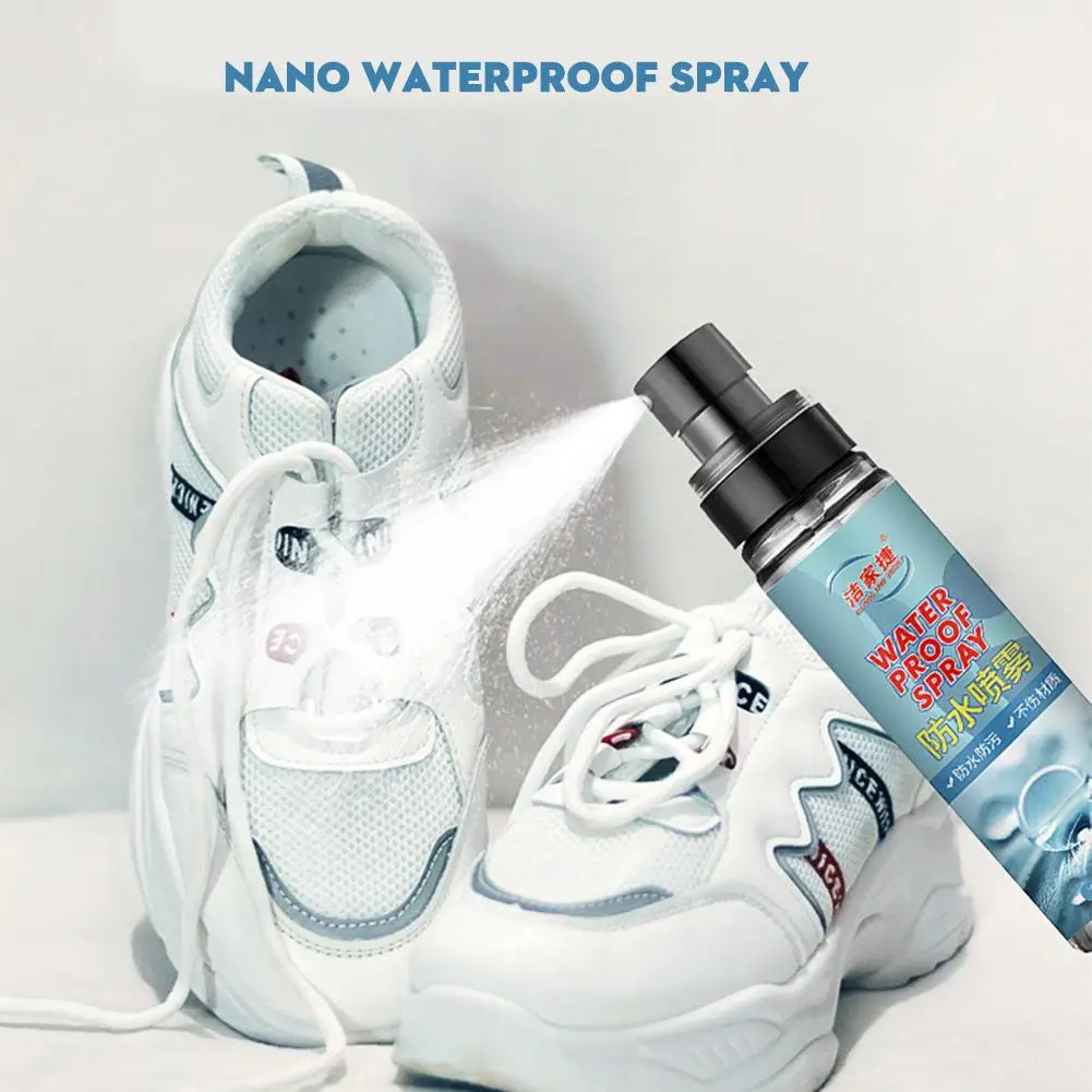 Nano Regen En Vlek Spray Hightech Nano Beschermer Spray Schoen Waterdichte Beschermer Suède Vlek Spray Leder Waterproo P3i1