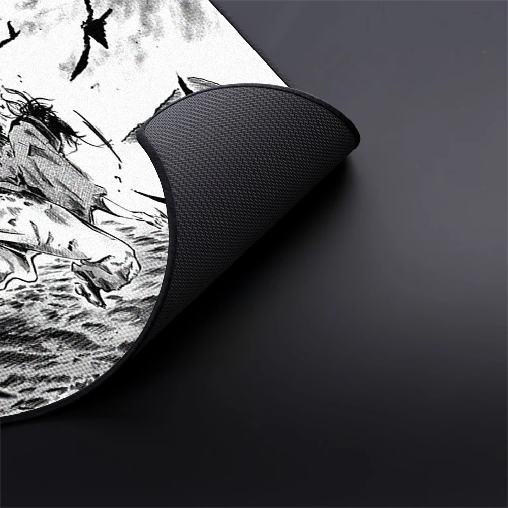 Musashi x Strahfe Void Rubber Mousepad Gamer Professional E-Sports Gaming Mouse Pad Premium Vagabond Game Mouse Mat Keyboard Mat