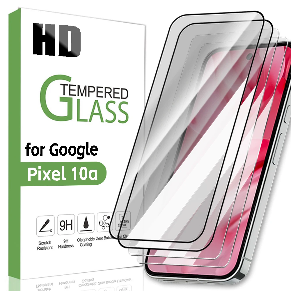 

1-3Pcs Fingerprint Unlocking Tempered Glass for Google Pixel 10A Screen Protector HD Clear Protective Lens Film for Pixel 10a