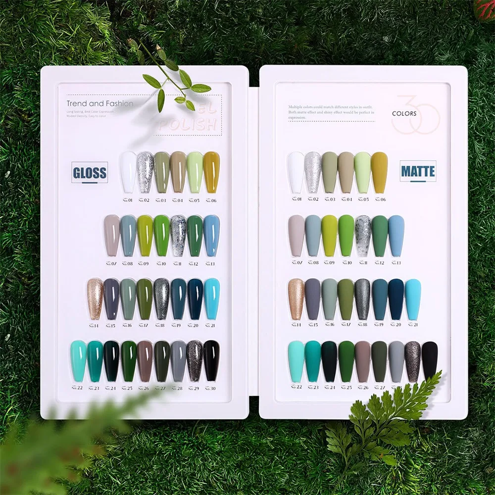 Als 15ml grüne Serie Gel Nagellack semi permanente Nail Art Maniküre LED UV Gel Nagel DIY für Nagel Gel Lack Dec klack einweichen