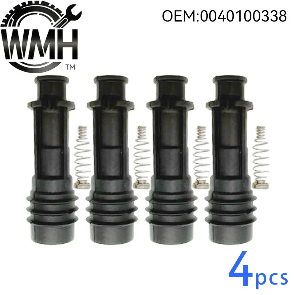 4-teiliges Zündspulen-Gummi-Kit 1208306 90543059 90532618 0221503014 90543059 Für OPEL GM