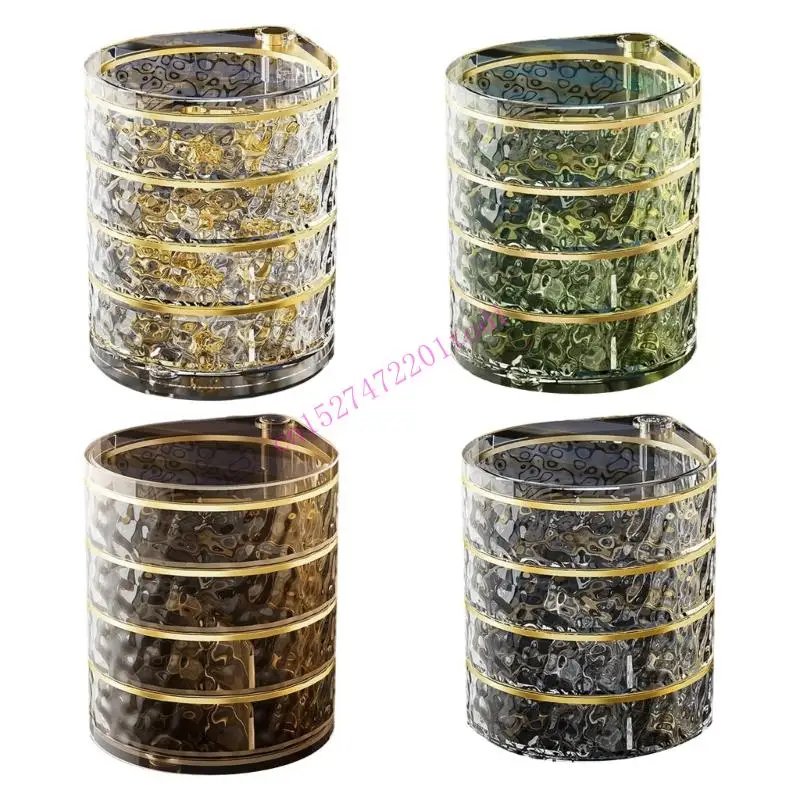 

M76B Ювелирные украшения корпус с несколькими слоями хранения для аксессуаров кольца ожерелья