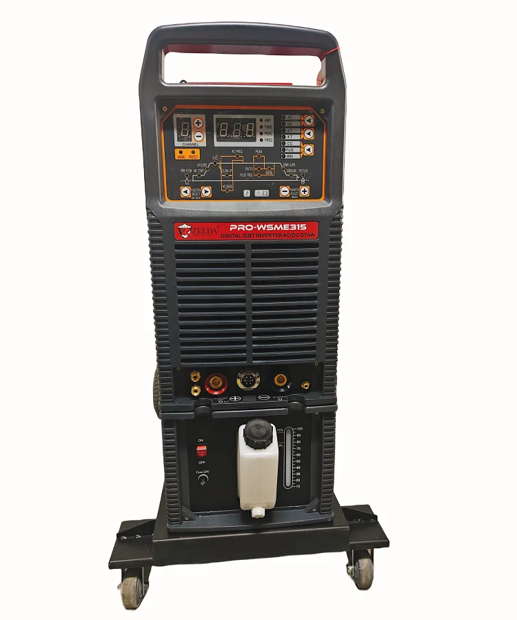 315A Industrial Water-Cooled Digital Intelligent IGBT Inverter Welder, AC DC Pulse TIG MMA Multi-Function Welding Machine