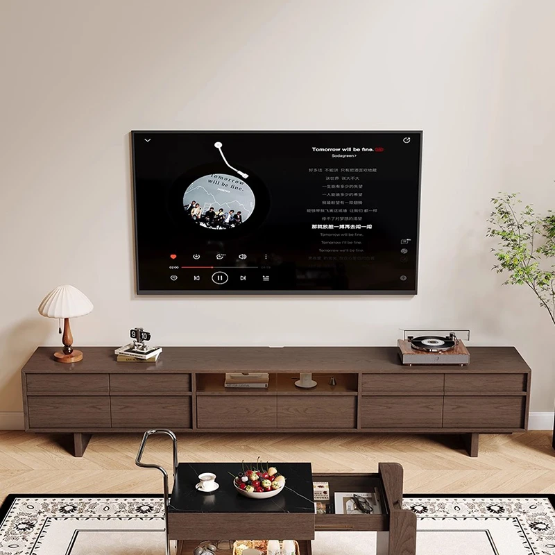 Wabi Sabi Porta TV minimalista Trendy Premium Elegante Porta TV da pavimento Design moderno Muebles De Salón Mobili per soggiorno