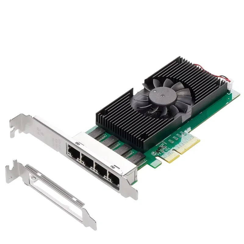 For IOCREST 4 Port 2.5G PCIe X4 Network Card I226 Ethernet Adapter Wired LAN Controller PCI Express Desktop PC NIC
