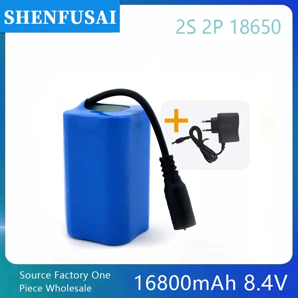 

2S2P 8.4V 12800mAh Lithium Battery Used For T188 T888 2011-5 Remote Control Search Bait Boat Spare Parts RC Toy Accessories