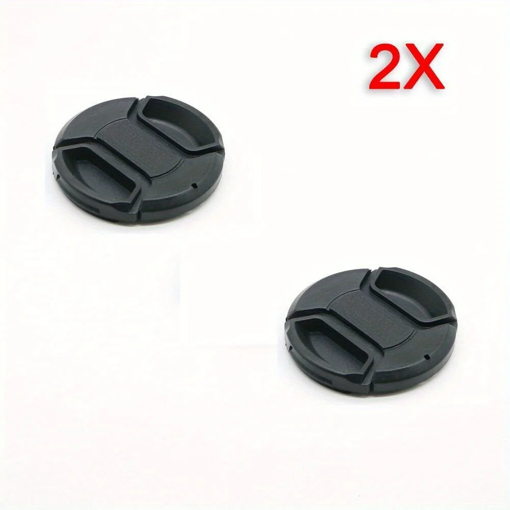 2PCS 49mm Camera Lens Cap Holder Cover Len Cover For Canon Nikon Sony Olypums Fuji Lumix