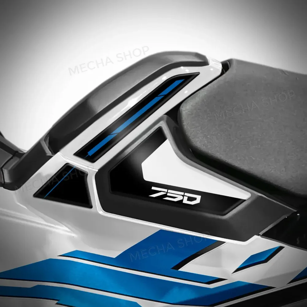 For X-ADV750 X ADV 750 2026 Under Saddle Plastic Stickers Accessories 3D Resin Sticker Protection Kit