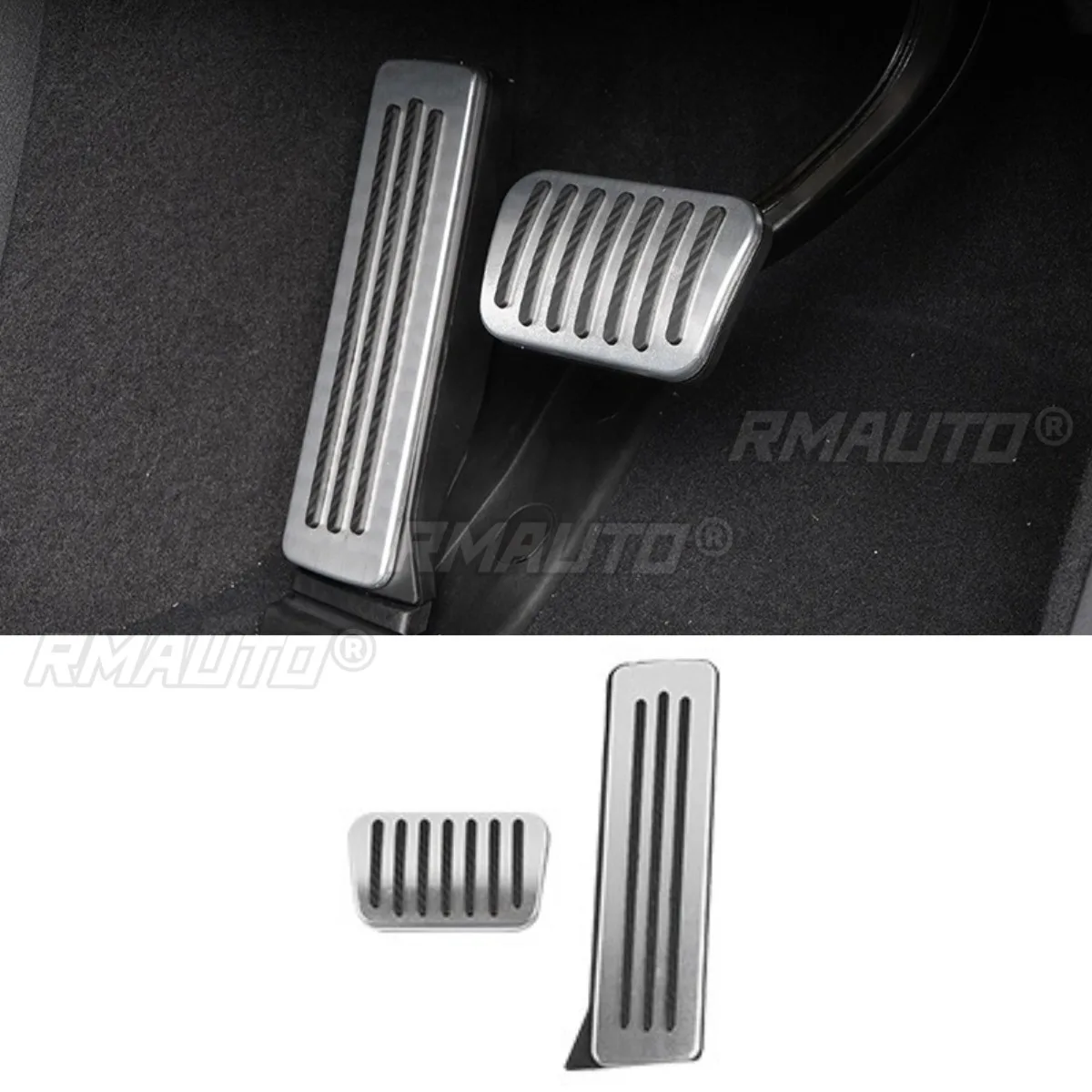 Car Pedal Pad Cover Body Kit For Xiaomi Su7 Non-slip Stainless Steel Accelerator Brake Foot Pedals Modification Part