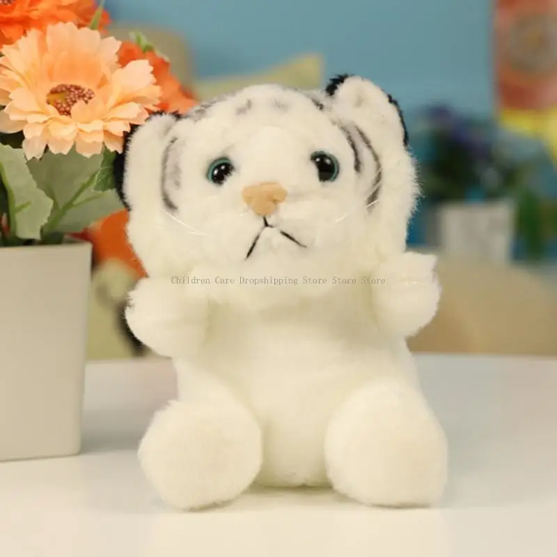 LLavero felpa 15cm/6 pulgadas, tigre para muñeca, colgante, regalo fiesta para niña, accesorio para mochila