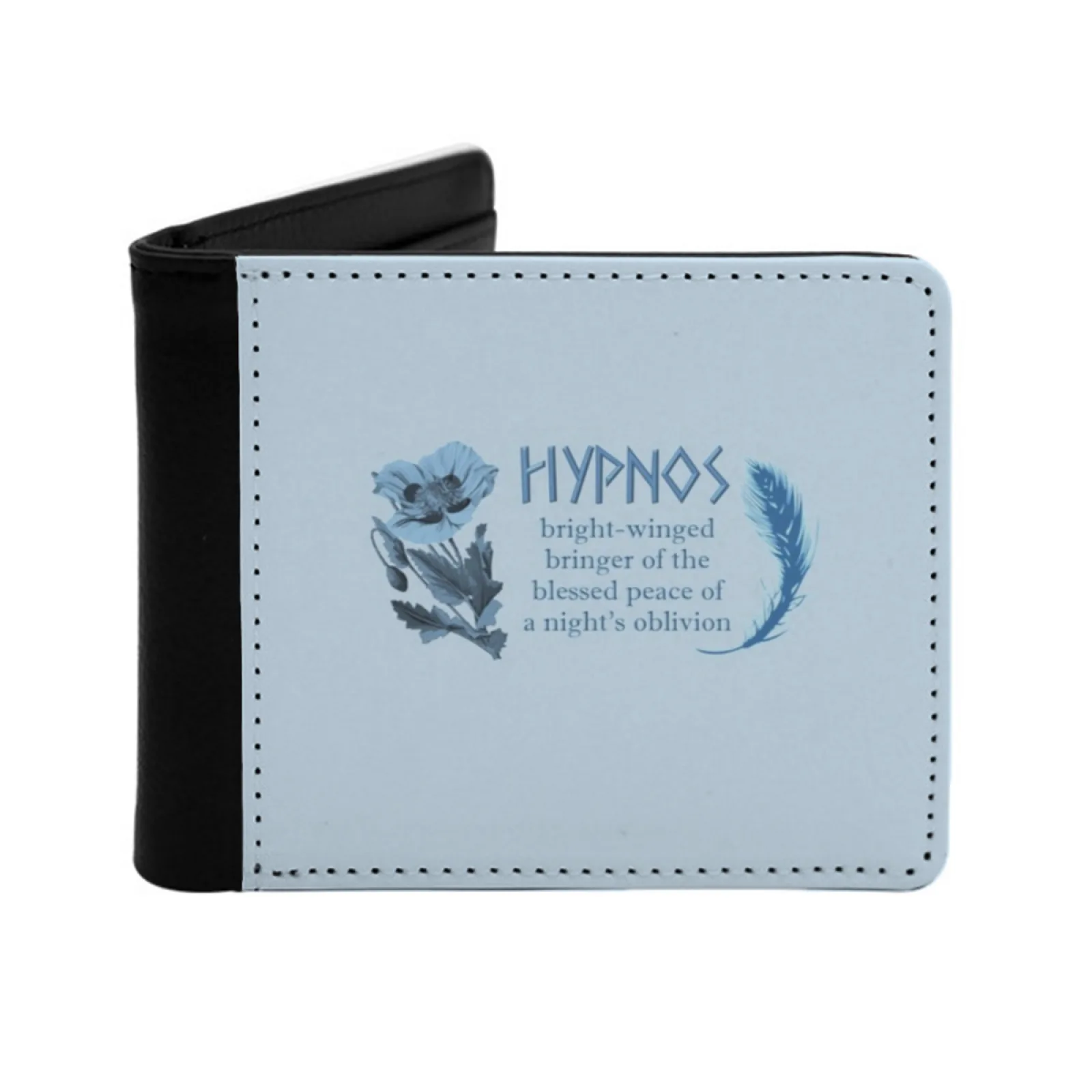 Hypnos Greek God Of Sleep New Men's Wallet Short Fashion Pu Leather Wallet Multi Card Wallet Greek God Pagan Wicca Wiccan Witch