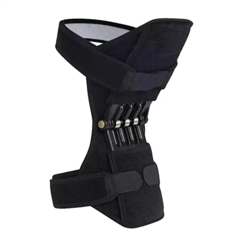 Knee Booster Brace Adjustable Running Knee Support Breathable Compression Knee Sleeves Soft Knee Support Non-Slip Knee Guard For